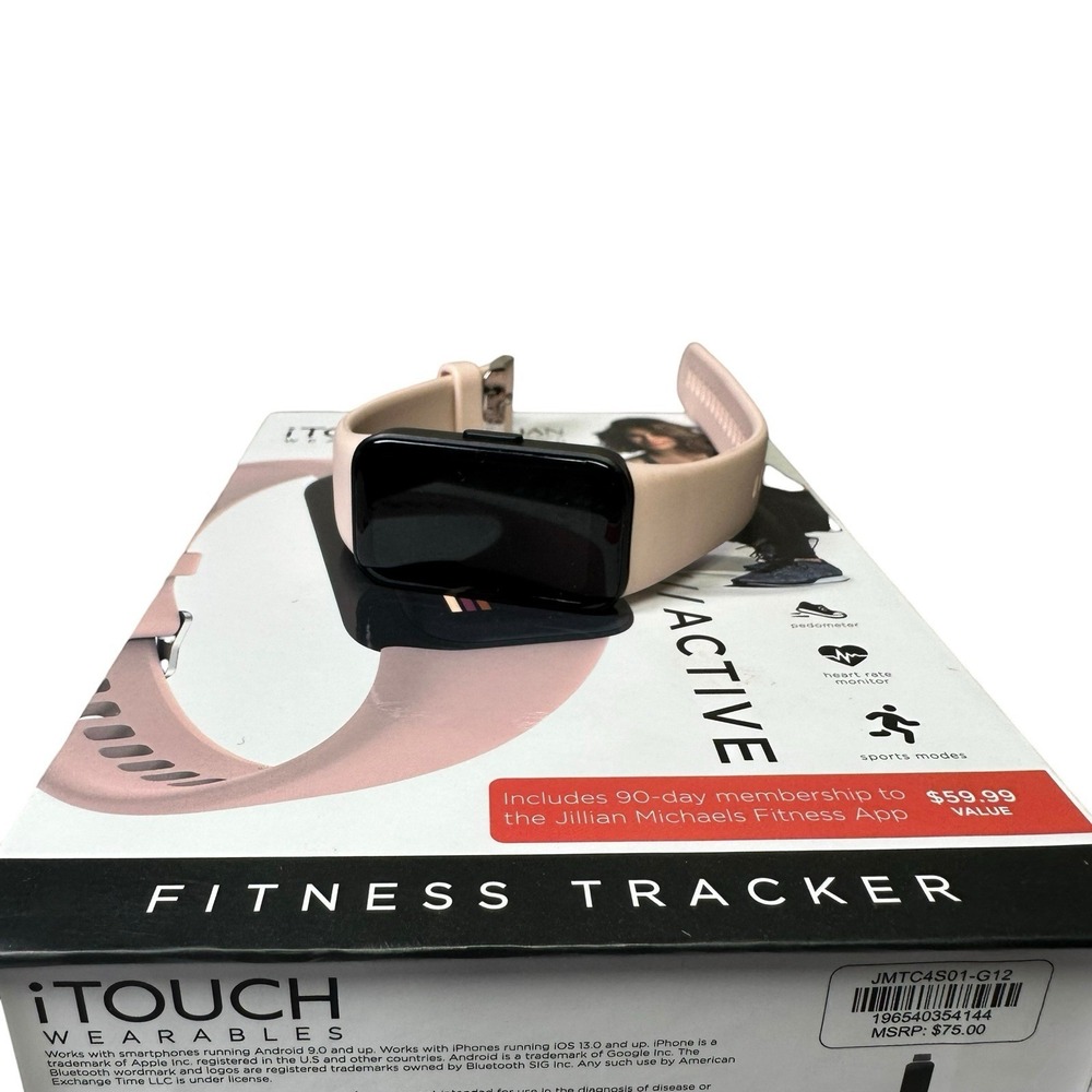 iTOUCH WEARABLE ACTIVE FITNESS TRACKER HEARTRATE MONITOR ACTIVITY TRACKER WORKS